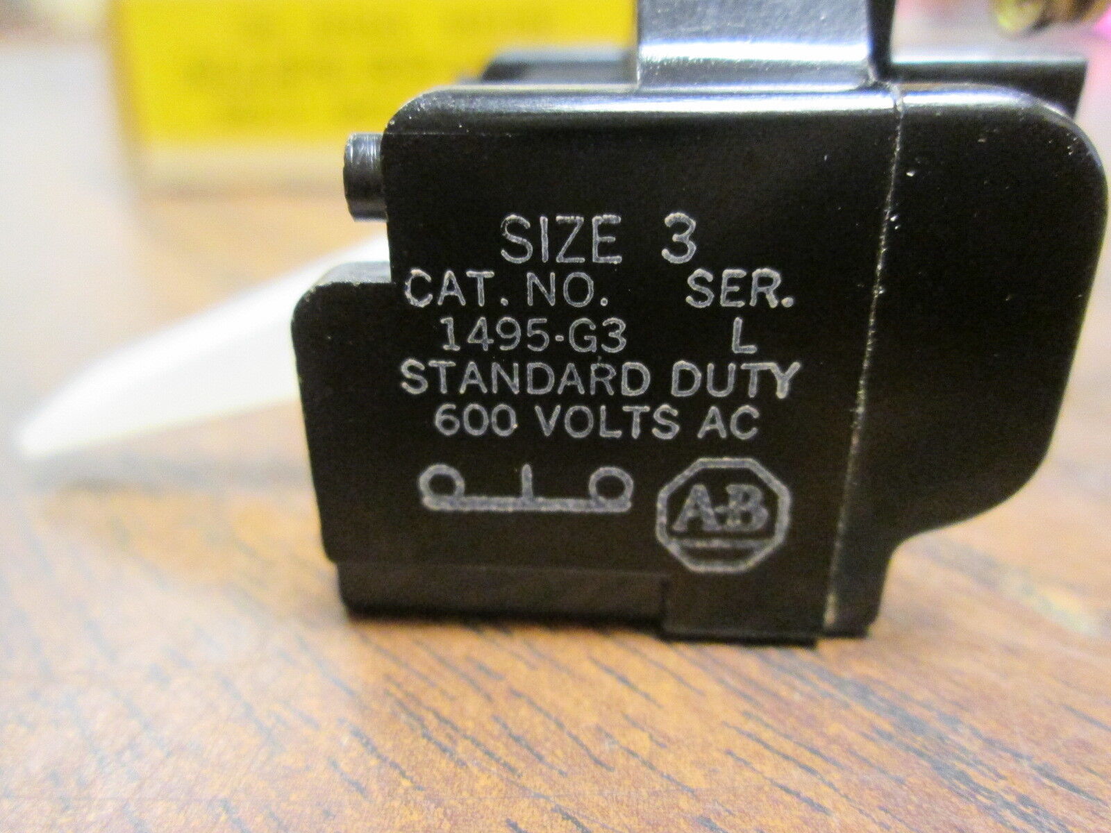 Allen-Bradley Aux Contact 1495-G3 N.C. Early Break Size 3 New Surplus