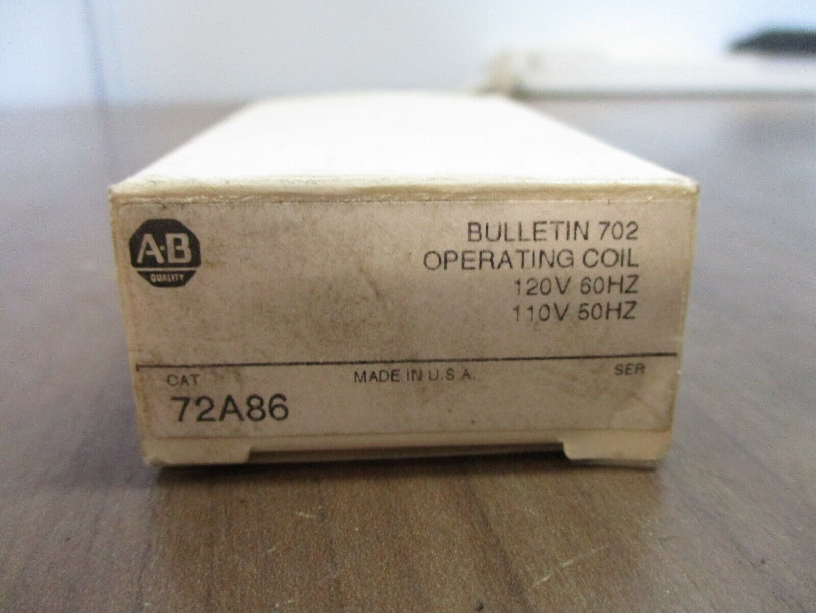 Allen-Bradley Magnetic Coil 72A86 120V@60Hz 110V@50Hz New Surplus