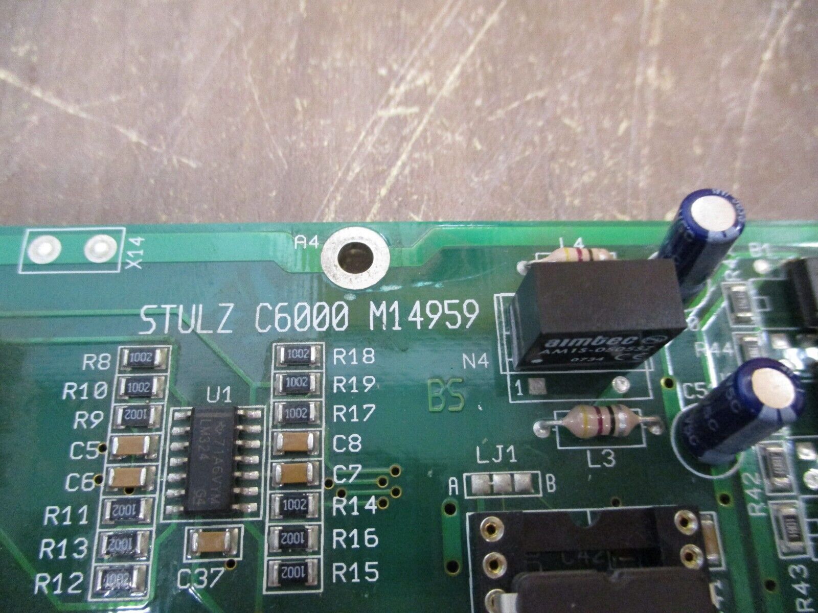 Stulz C6000 I/O Board M14959 Used