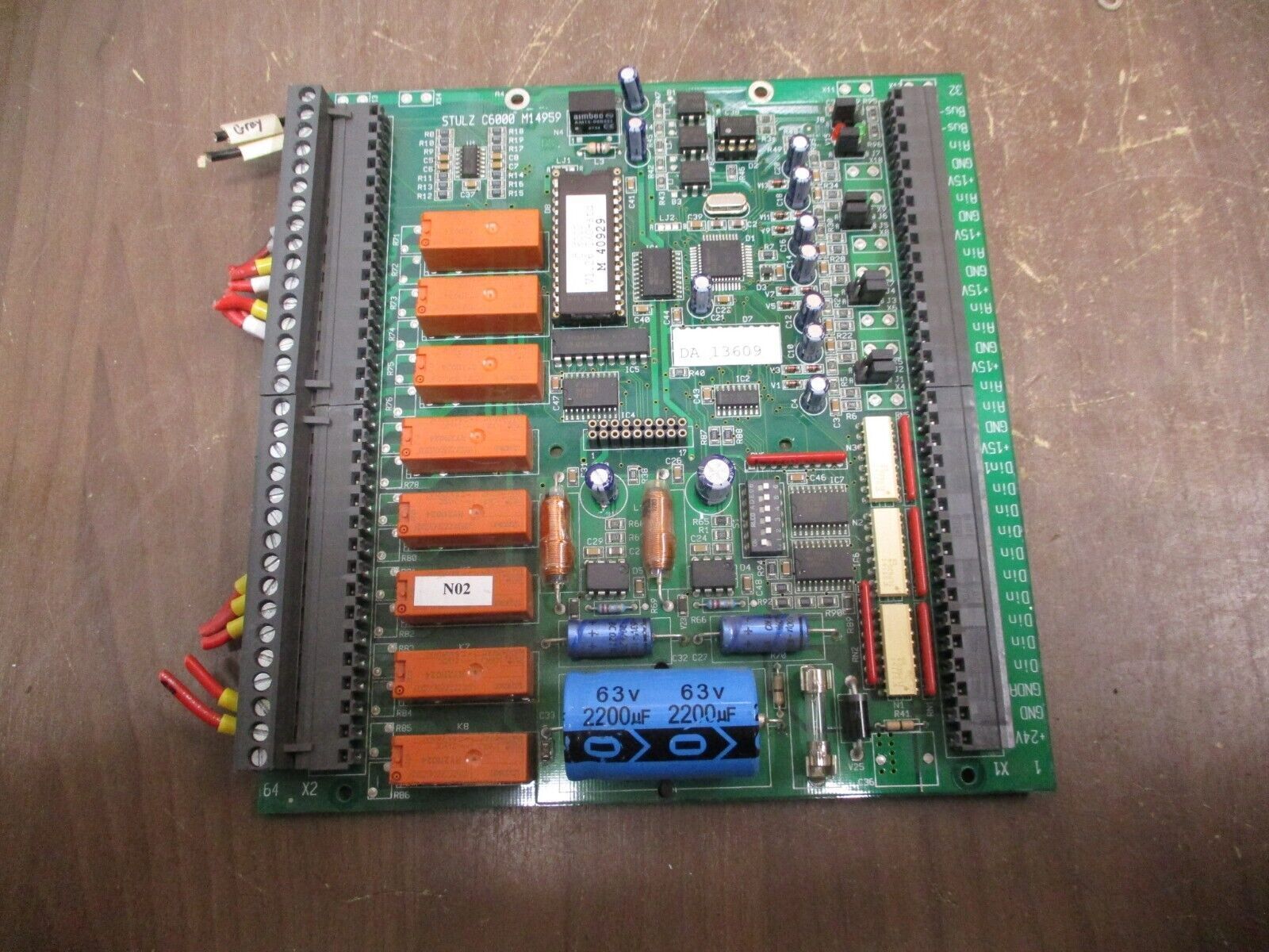 Stulz C6000 I/O Board M14959 Used