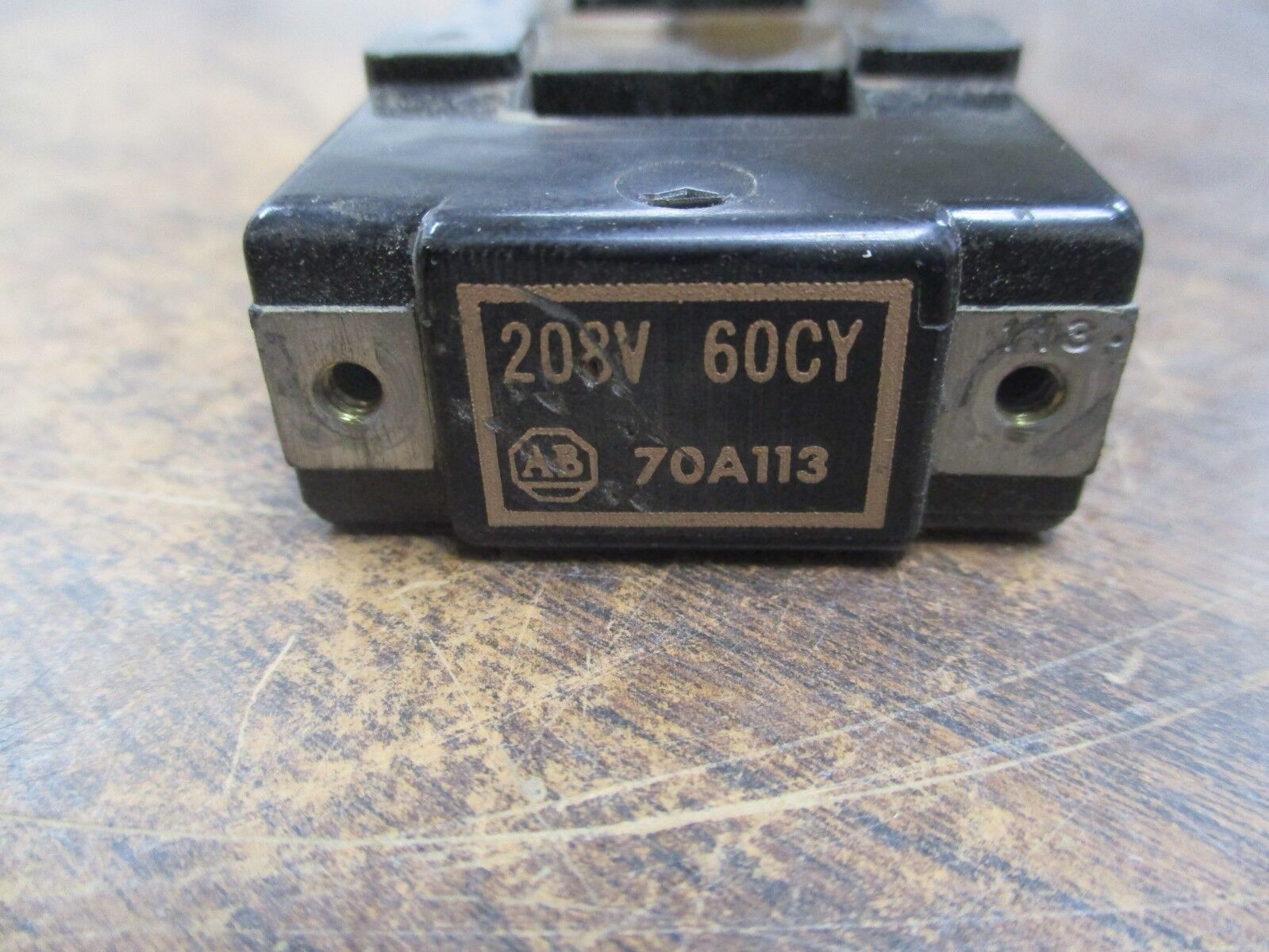 Allen-Bradley Magnetic Coil 70A113 208V@60Hz Used