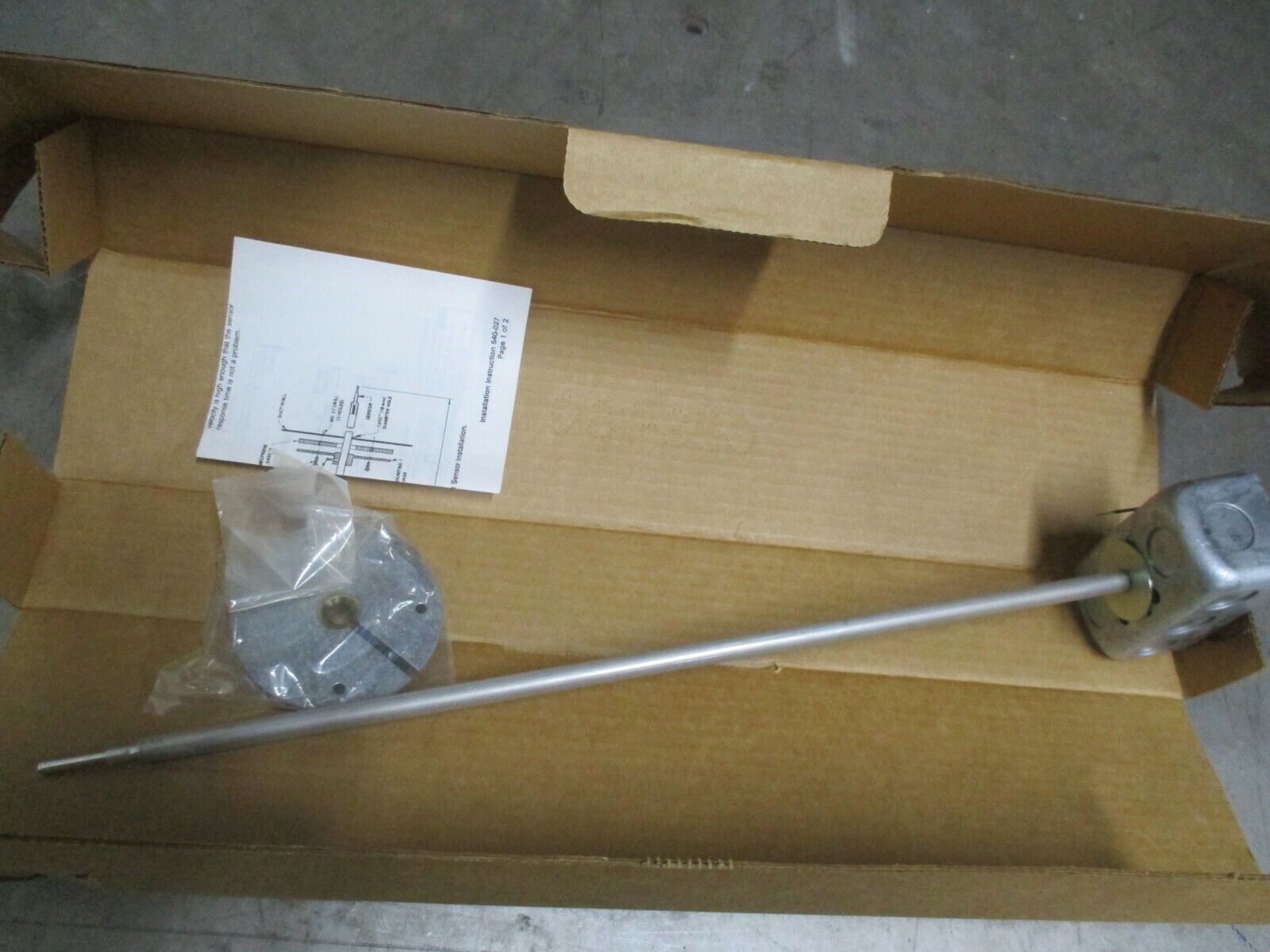 Landis & Gyr Duct Point Temperature Sensor Thermistor 535-741 Range: 40-150°F