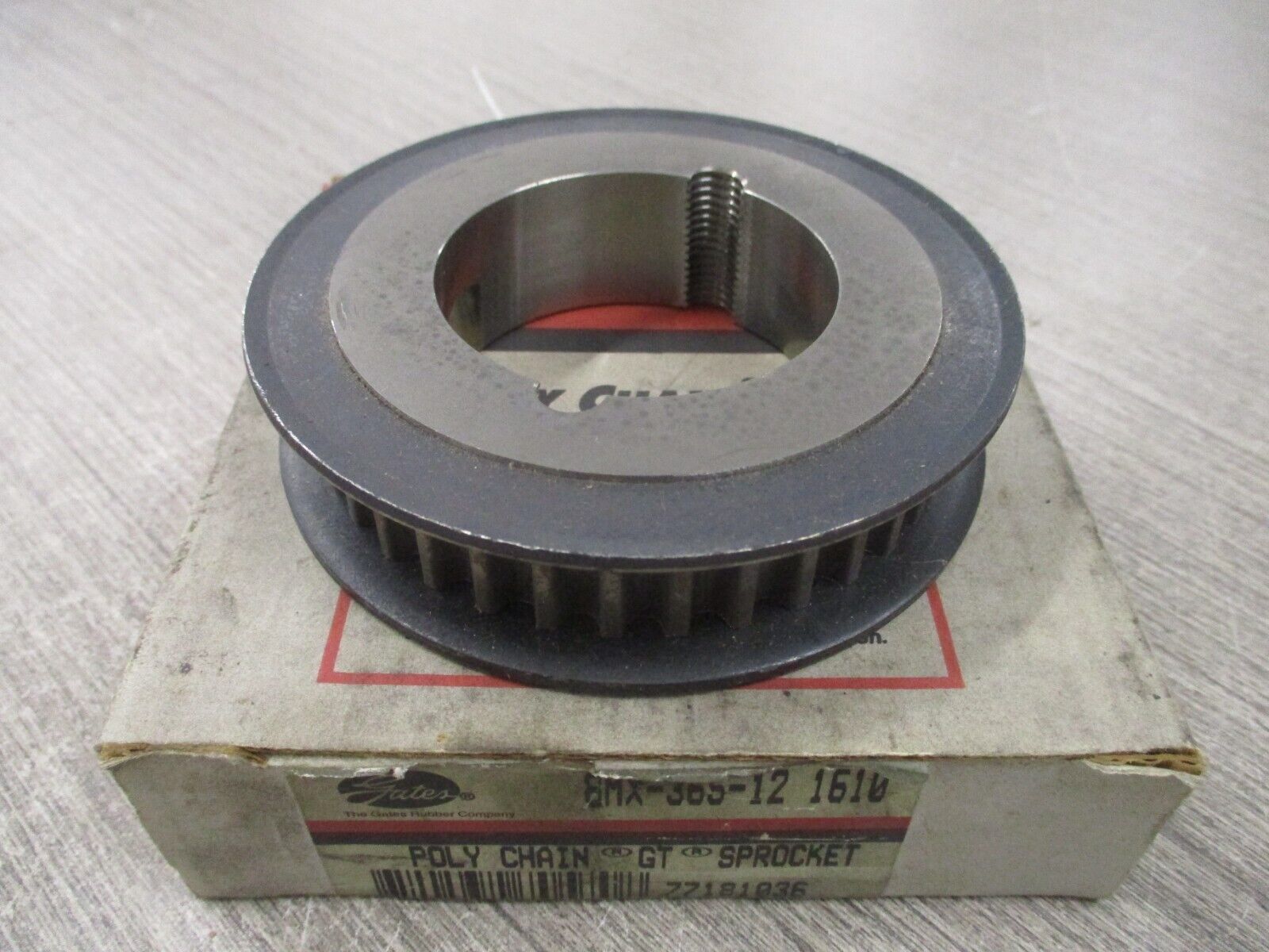 Gates Poly Chain GT Sprocket 8MX-36S-12 1610 New Surplus