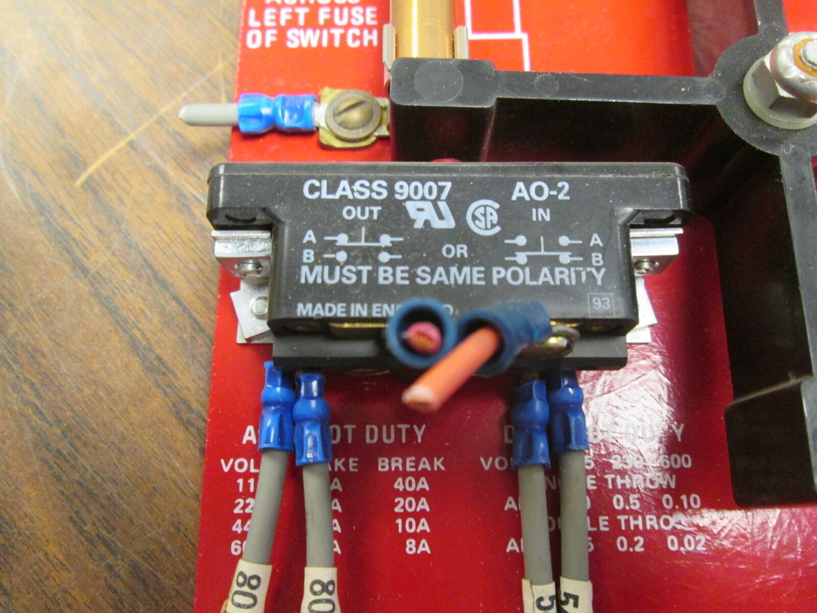 Boltswitch Paddle Wheel Blown Fuse Dectector PW-1 110-600V Used