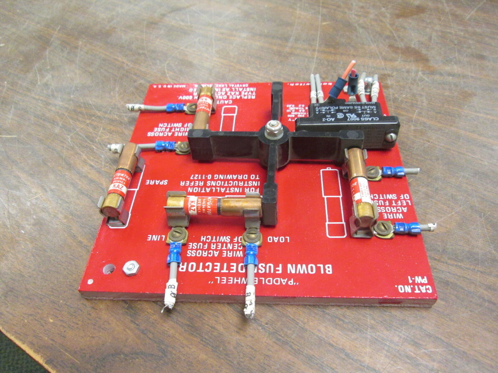 Boltswitch Paddle Wheel Blown Fuse Dectector PW-1 110-600V Used