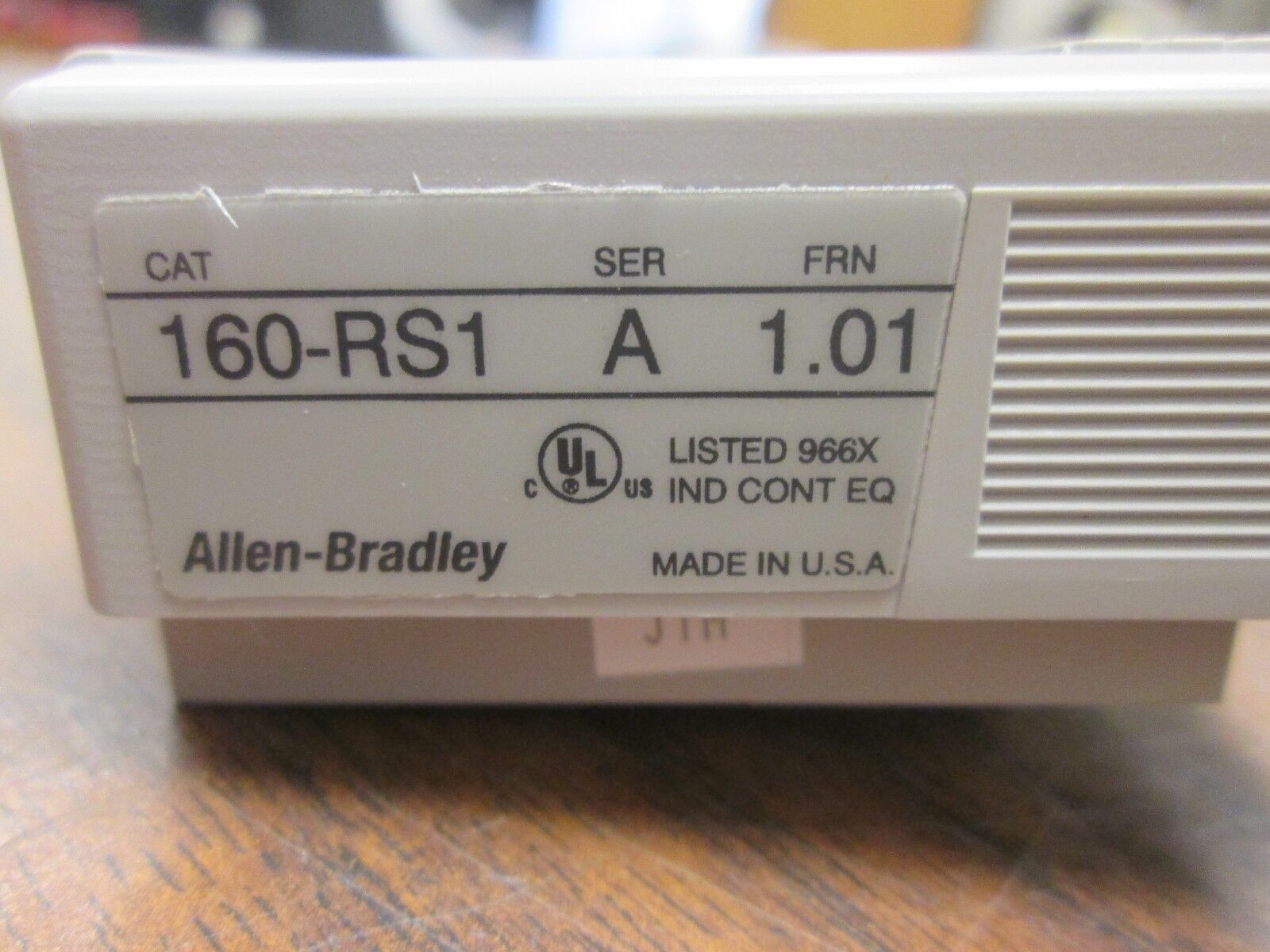 Allen-Bradley RS232 Serial Comm Module 160-RS1 Ser A FRN 1.01 Used