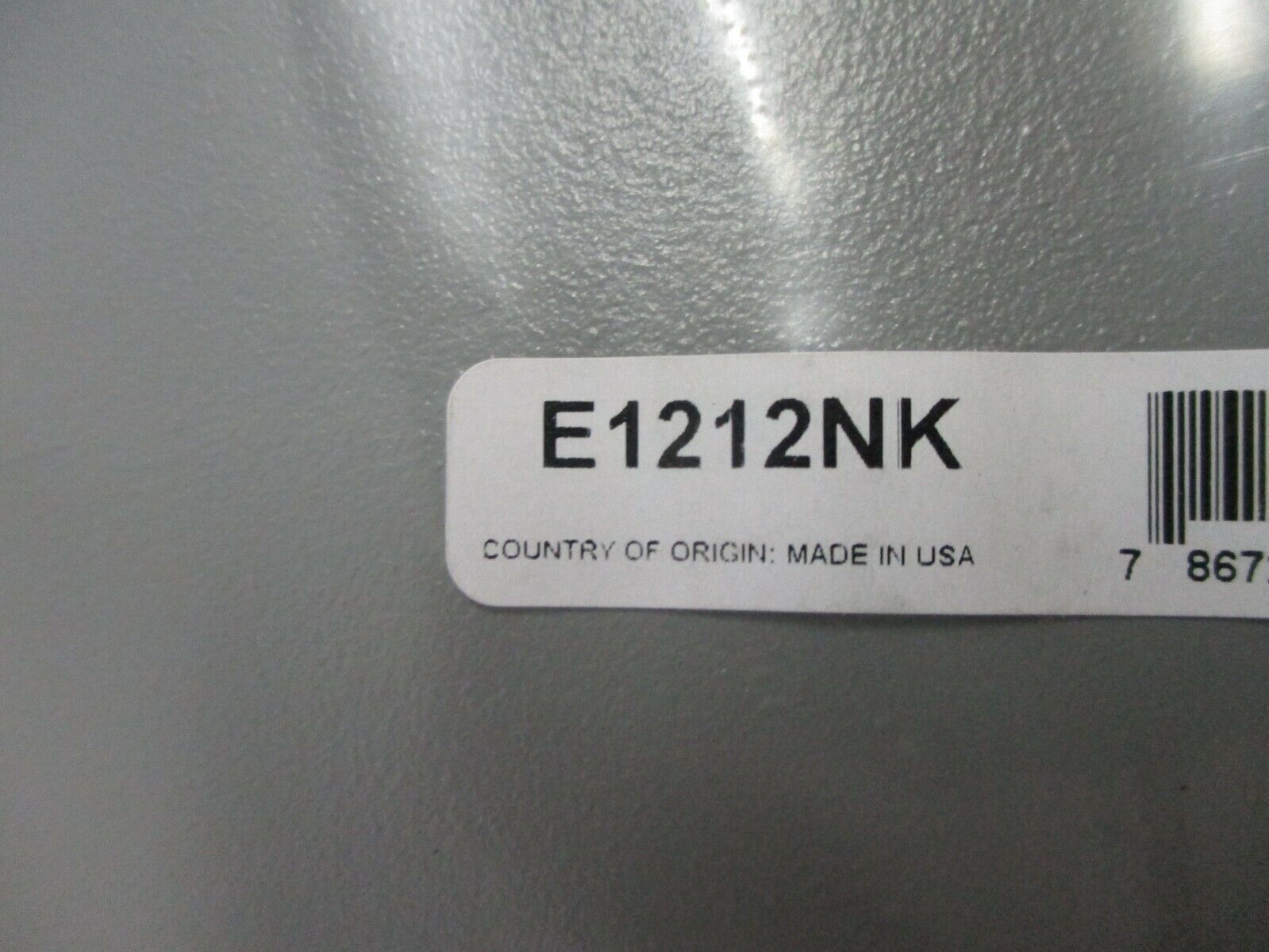 Wiegmann Wireway End Cap E1212NK Size: 12x12" *Box of 5* New Surplus