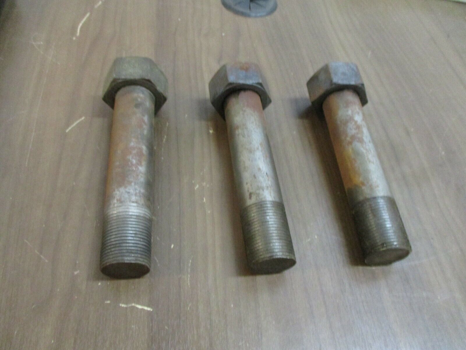 Misc Brand Hex Bolts Diameter: 1½" Length: 6" *Lot of 3* Used