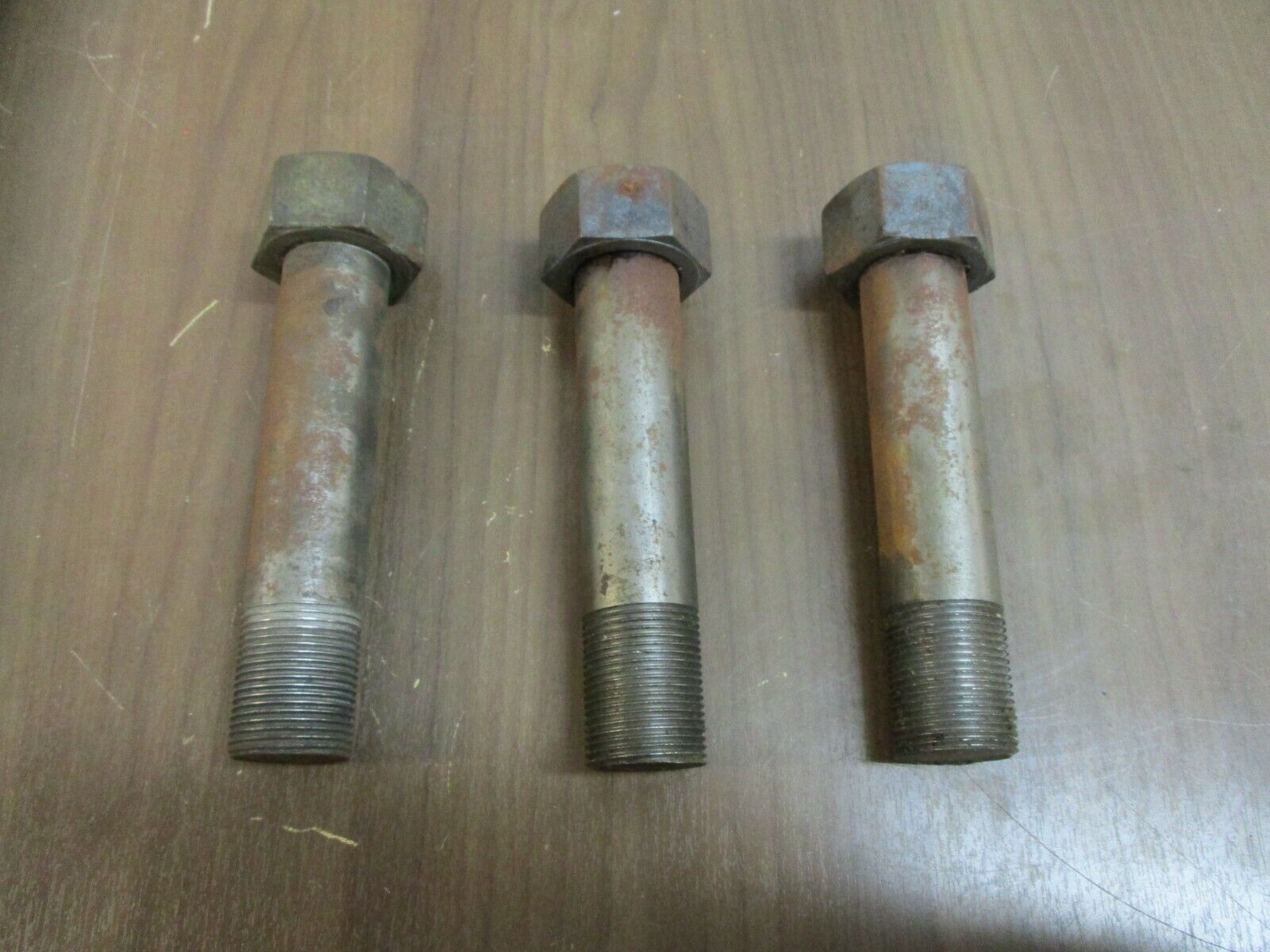 Misc Brand Hex Bolts Diameter: 1½" Length: 6" *Lot of 3* Used