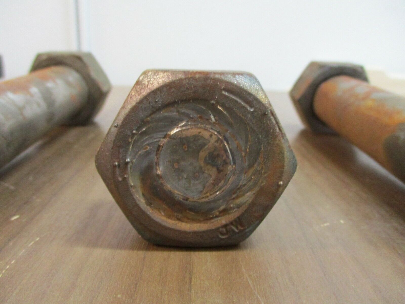 Misc Brand Hex Bolts Diameter: 1½" Length: 6" *Lot of 3* Used