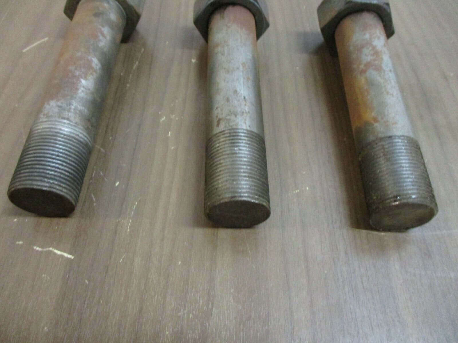 Misc Brand Hex Bolts Diameter: 1½" Length: 6" *Lot of 3* Used