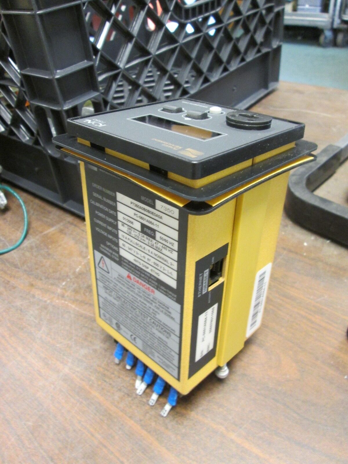 Power Measurement 7350 ION Meter P7350A0B0B0E0A0A 95-240V 0.3A 47-440Hz Used