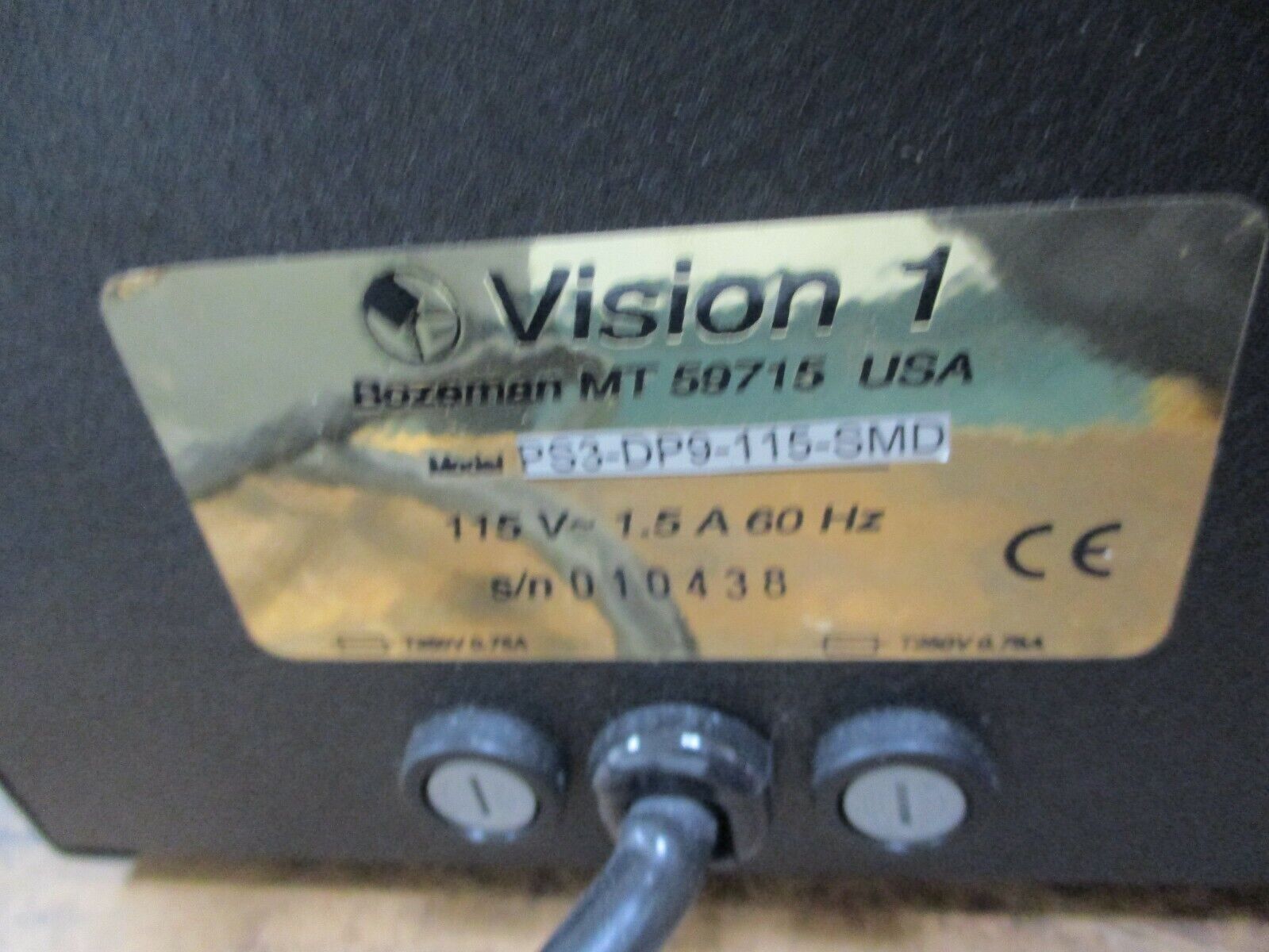 Image Labs Vision 1 CCD Camera Linear Power Supply PS3-DP9-115-SMD 115V 1.5A