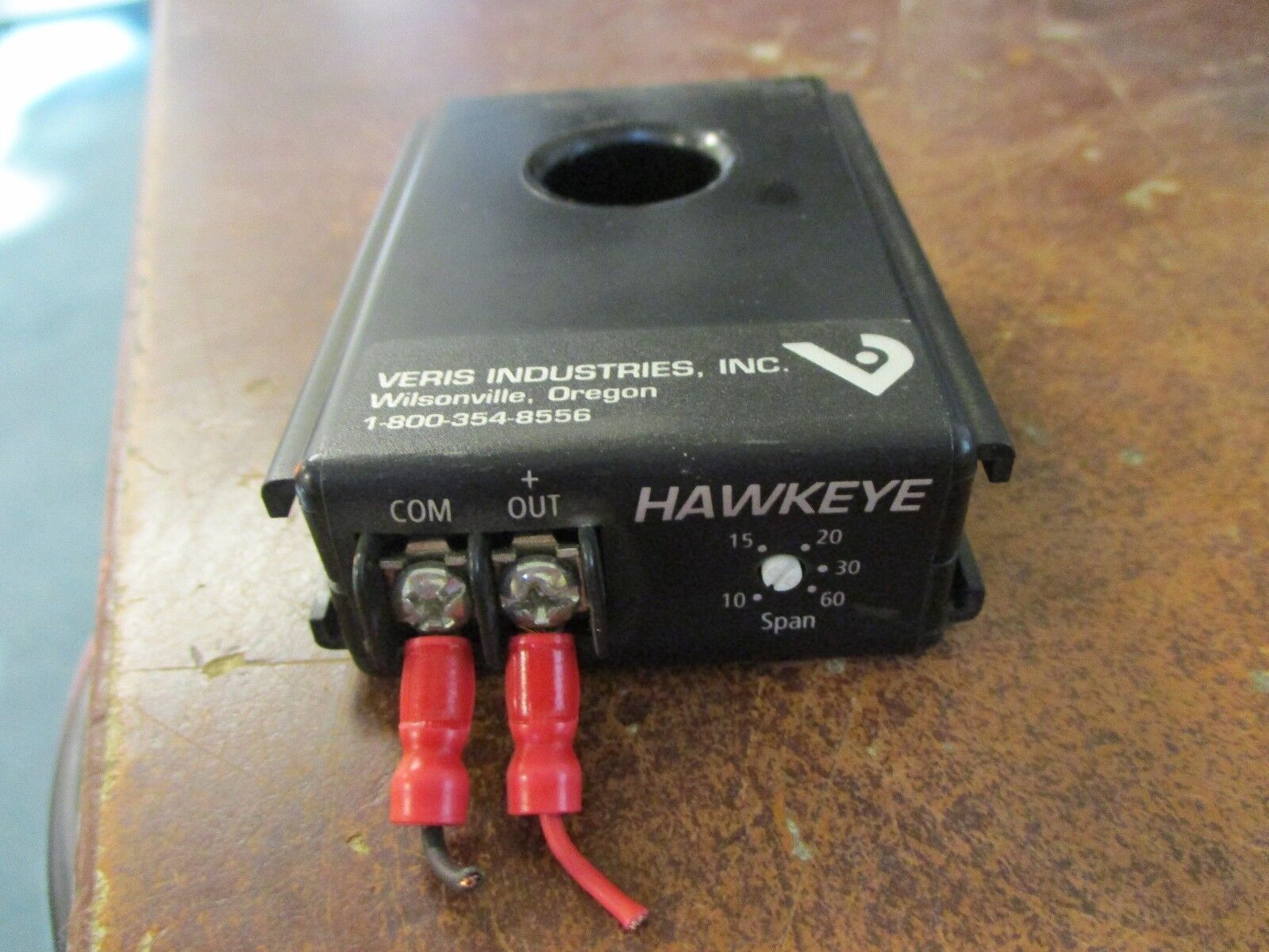 Veris Hawkeye Induced-Power Analog Current Sensor 722 Span:10-60 Used