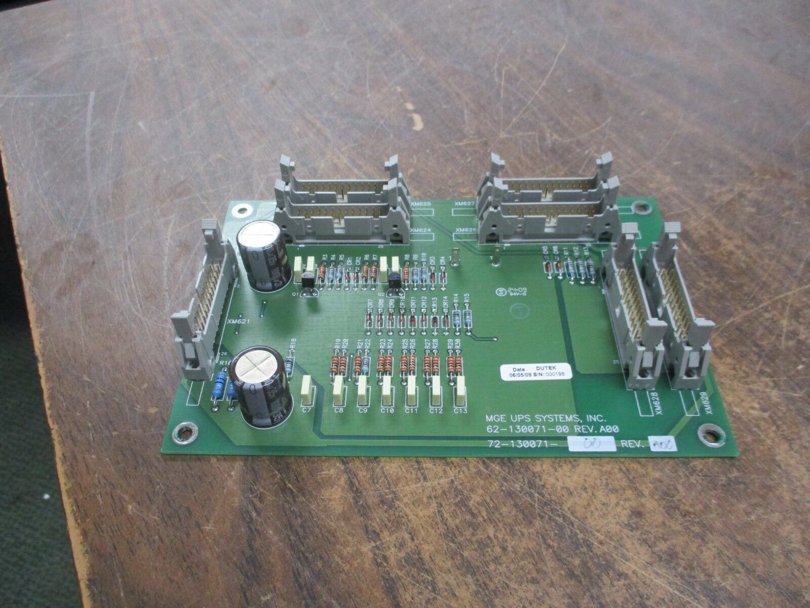 MGE UPS Systems PCB 62-130071-00 72-130071-00 Rev. A00 Used