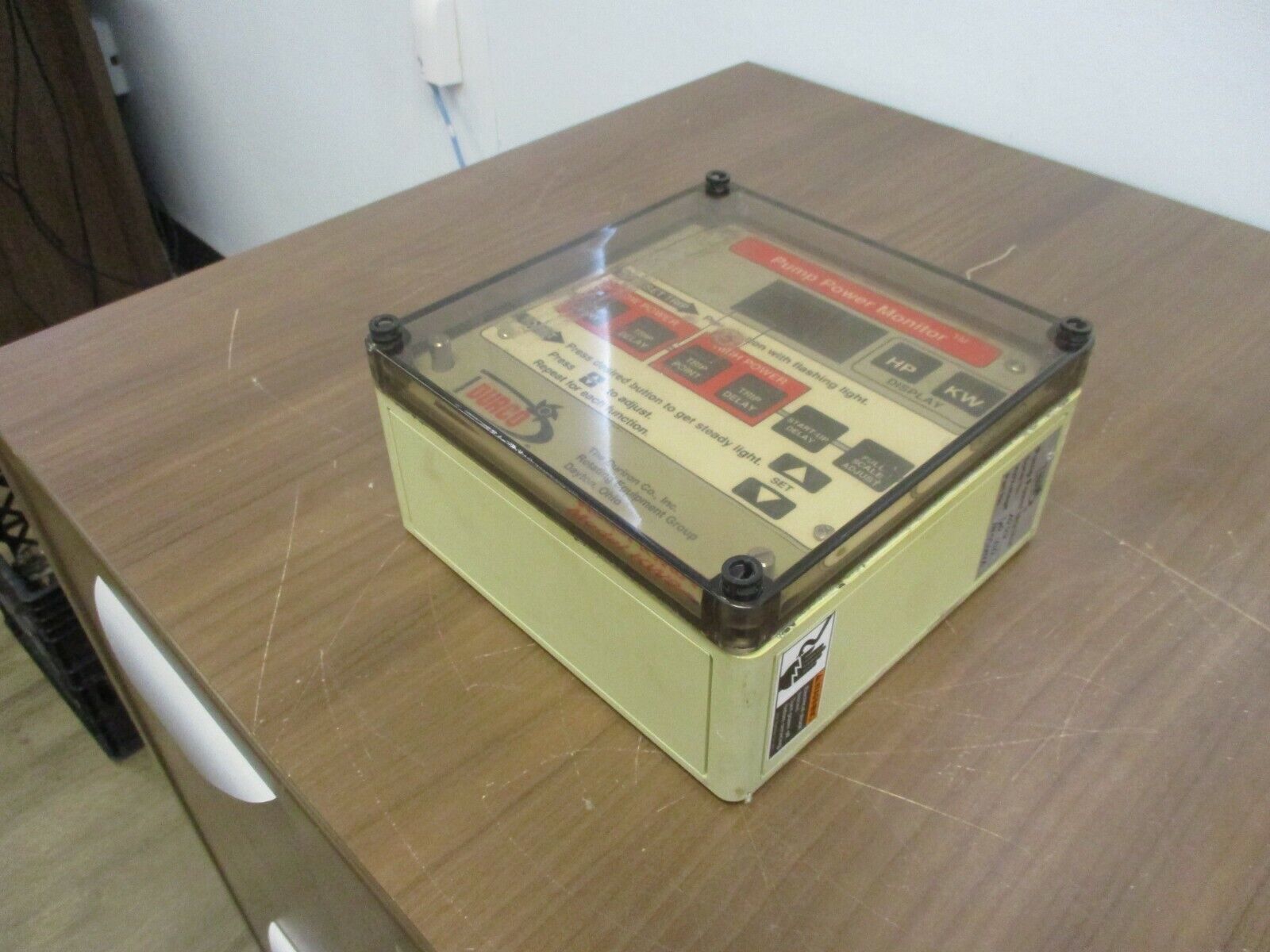 Durco KW941 Pump Power Monitor AY55611D 100V 60Hz Used