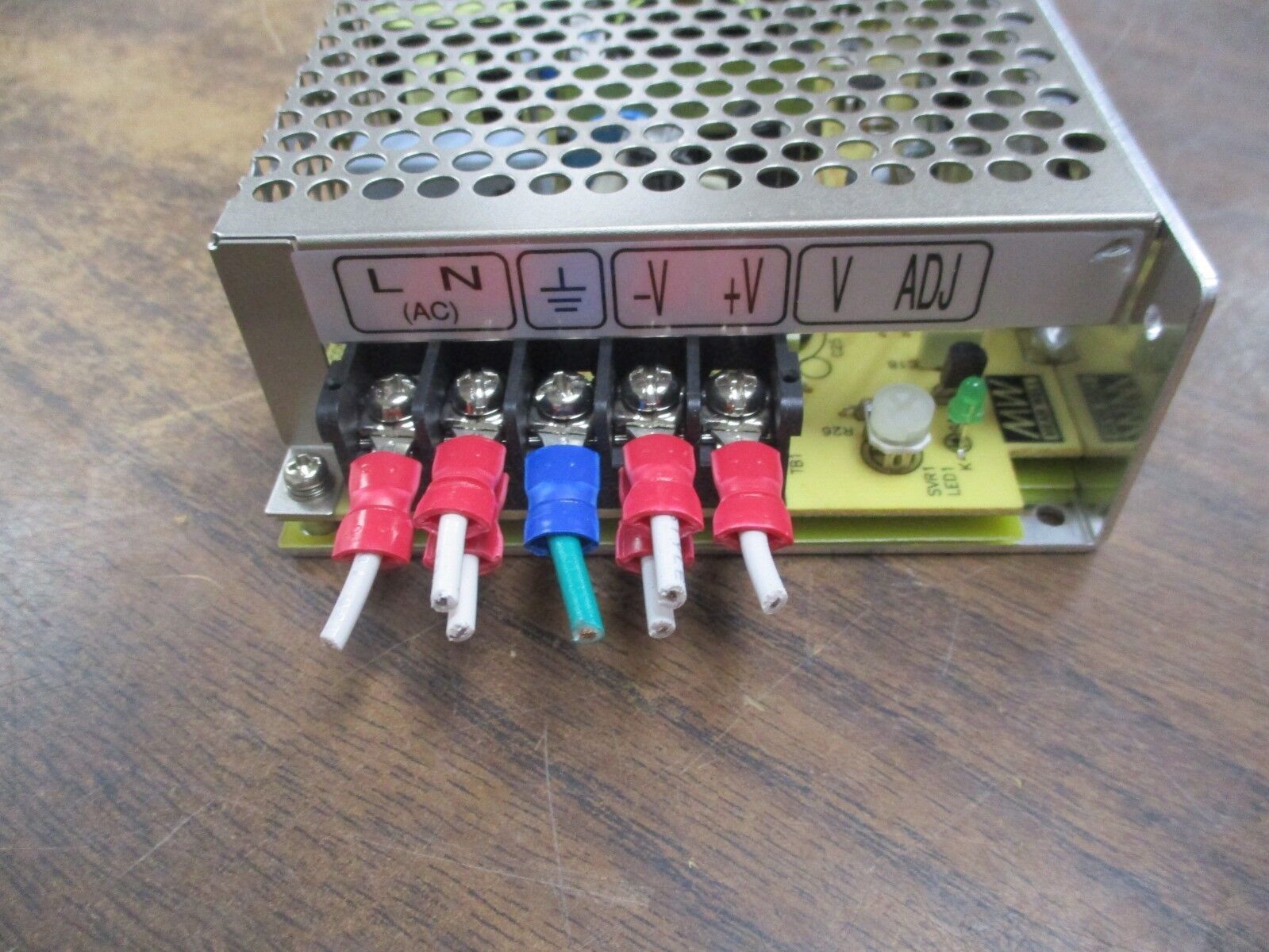 MEAN WELL Power Supply S-60-24 Input:100-240VAC 2A 50/60Hz Output:24VDC 2.5A