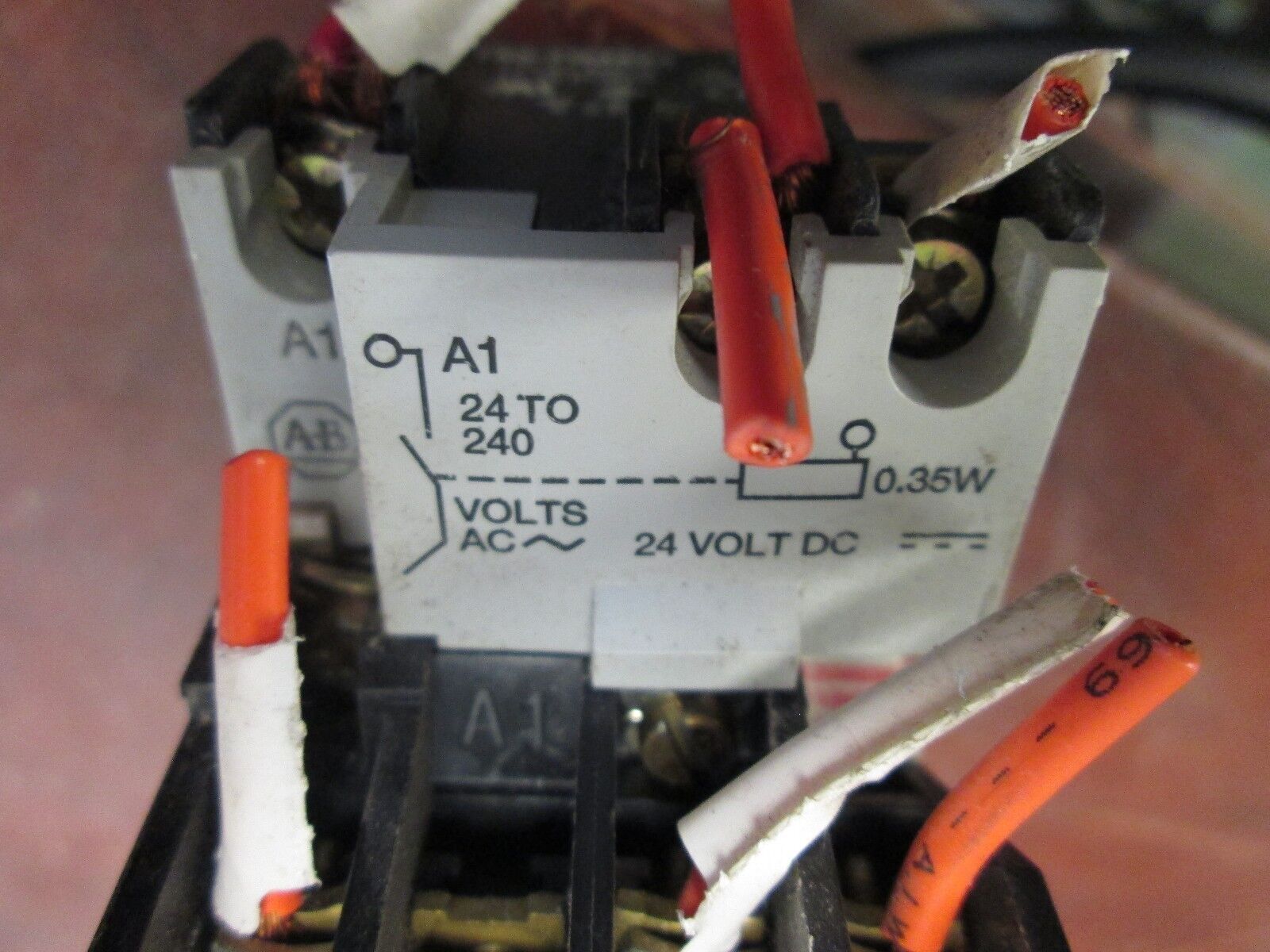 Allen-Bradley Contact w/ 24VDC Surge Suppressor 700-F310A1 199-FIMZ24 120V Coil