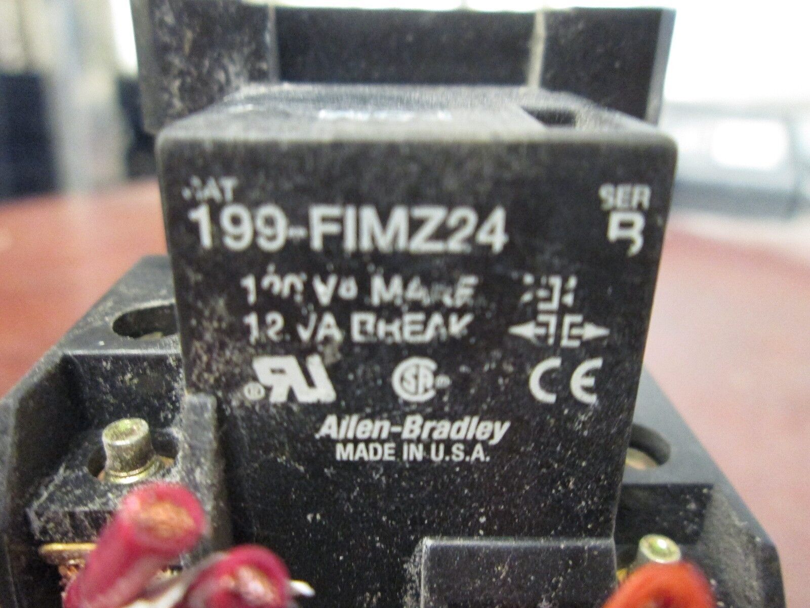 Allen-Bradley Contact w/ 24VDC Surge Suppressor 700-F310A1 199-FIMZ24 120V Coil