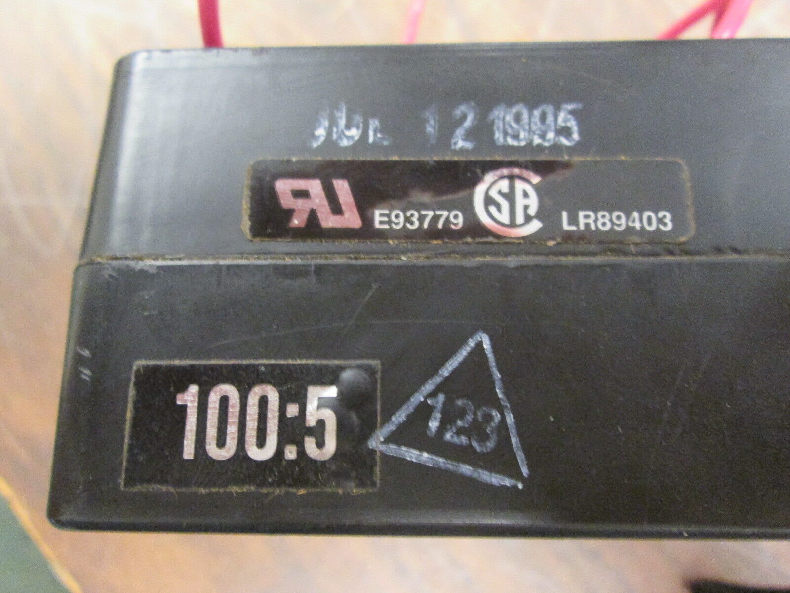 E.I.L. Instruments Current Transformer 180 SHT-101 Ratio 100:5A 10KV BIL 600V