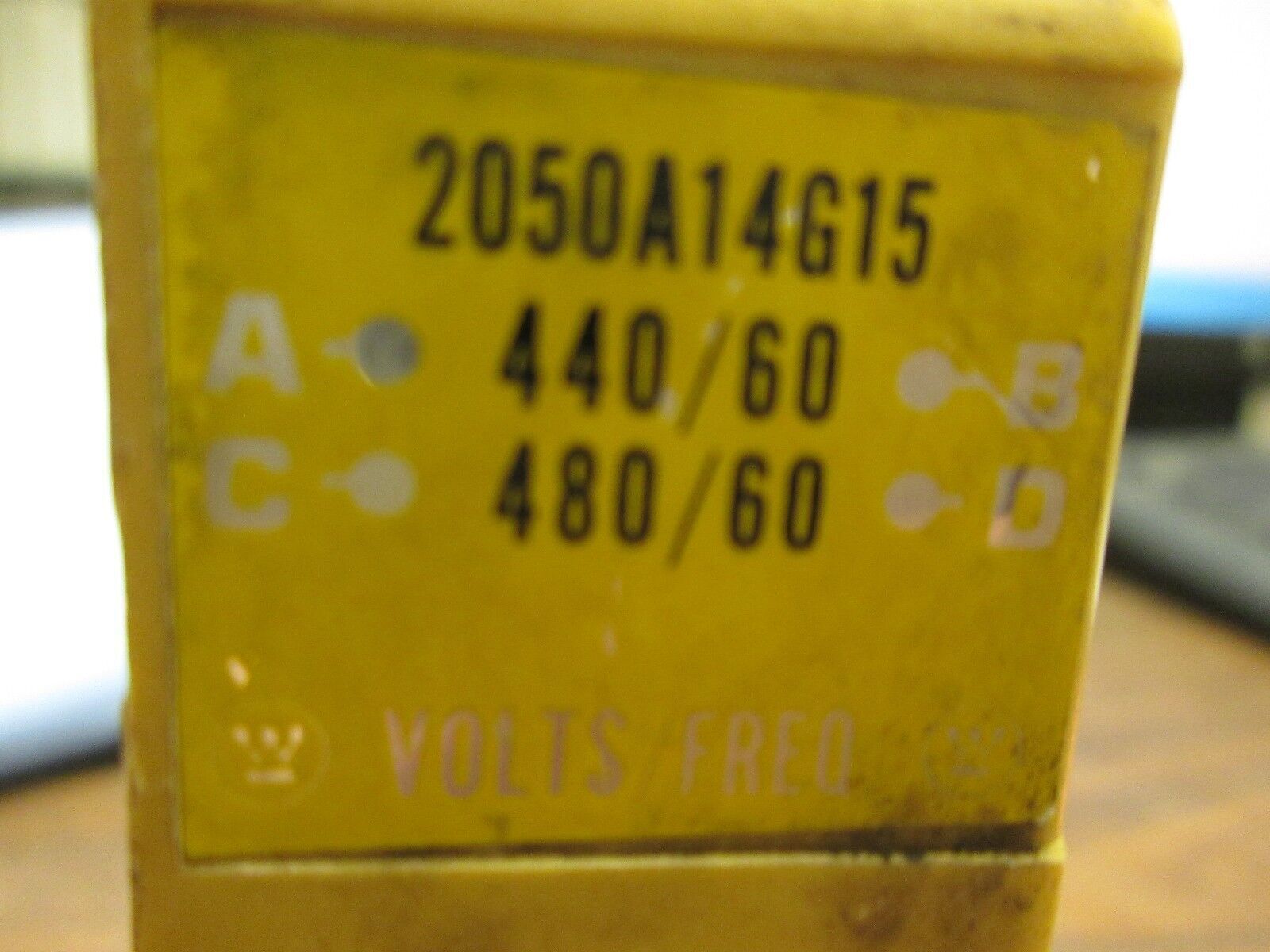 Westinghouse Coil 2050A14G15 Size 5 440/480V 60HZ Used