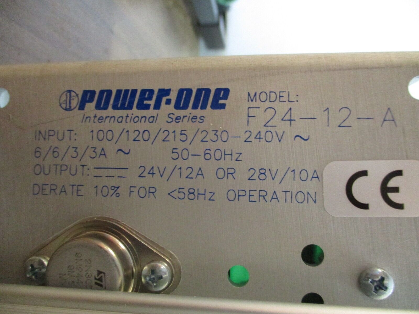 Power-One International Series DC Power Supply F24-12-A Used