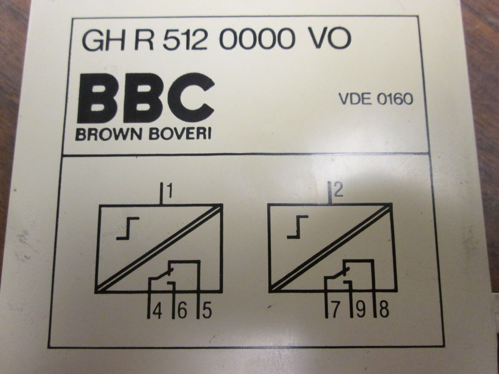 BBC Logic and Gate Unit GH-R-512-0000-VO 2 Function Used