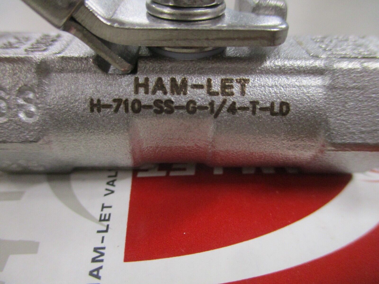 Ham-Let Ball Valve H-710-SS-G-1/4-T-LD New Surplus