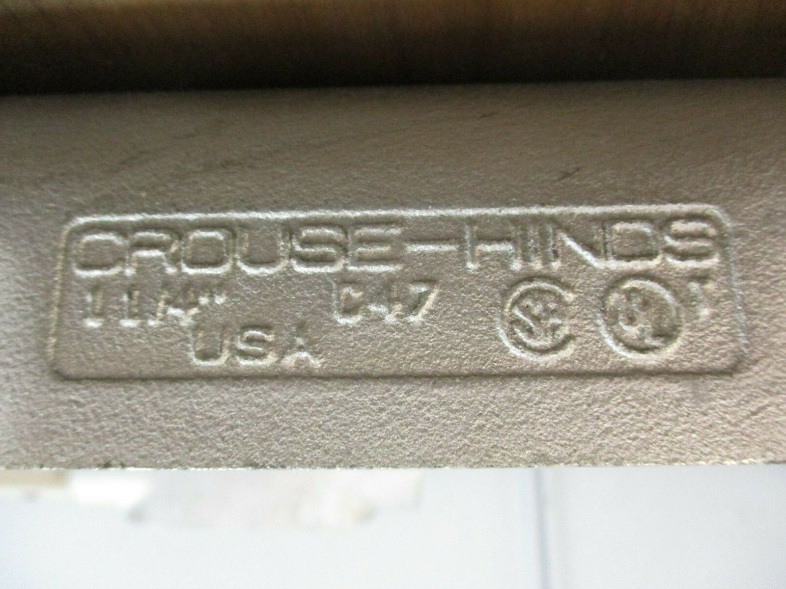 Cooper Crouse-Hinds Condulet Conduit Body C47 Form 7 Size: 1-1/4" *Box of 2*