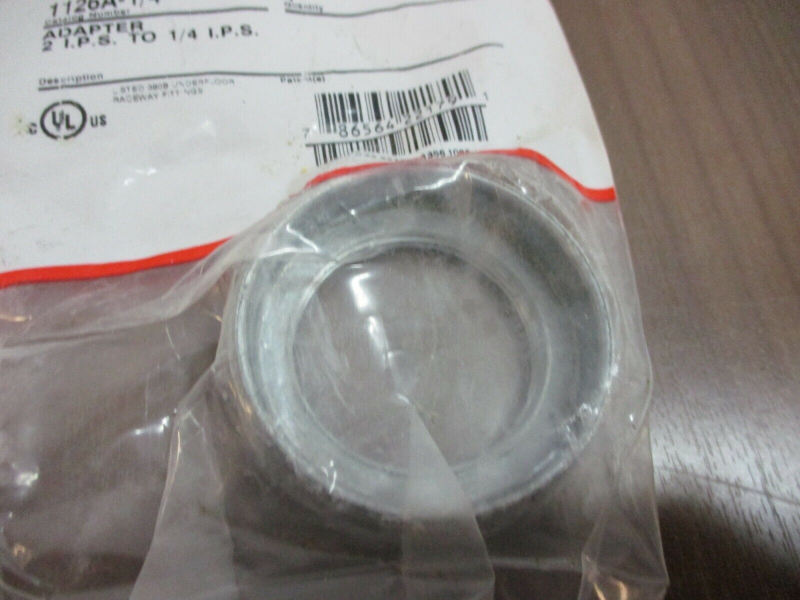 Wiremold Adapter 1126A-1/4 2IPS to 1/4 IPS *Lot of 4* New Surplus
