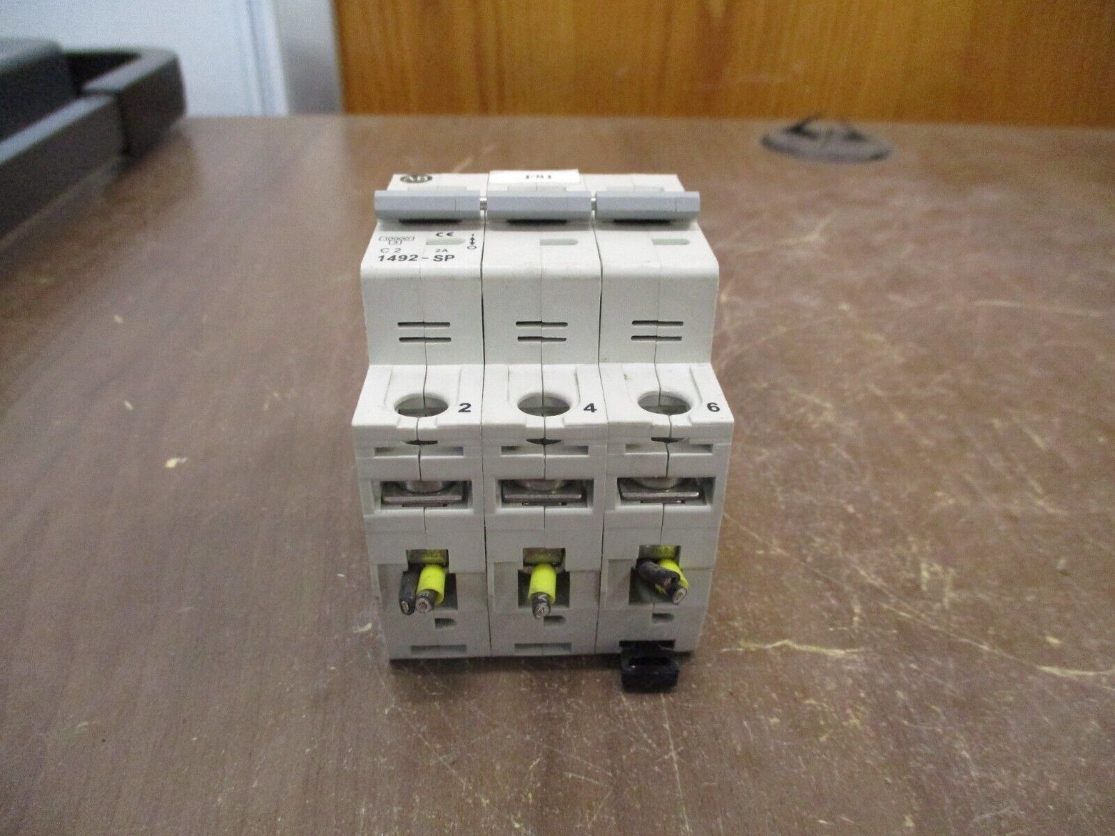 Allen-Bradley Circuit Breaker 1492-SP3C020 Ser. C 2A 480Y/277V 3P Used