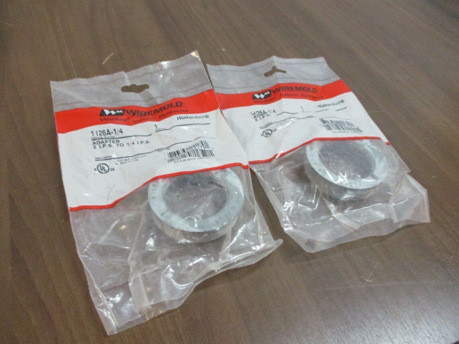 Wiremold Adapter 1126A-1/4 2IPS to 1/4 IPS *Lot of 2* New Surplus