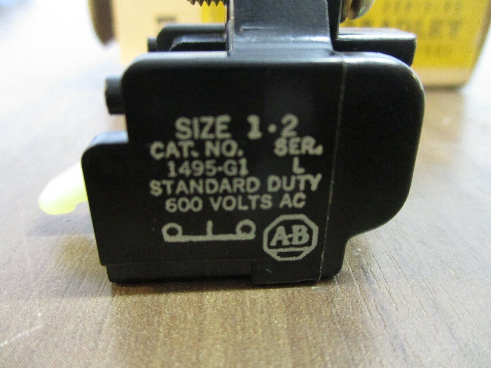 Allen-Bradley Aux Contact 1495-G1 Ser. L N.C. Size 1 & 2 New Surplus