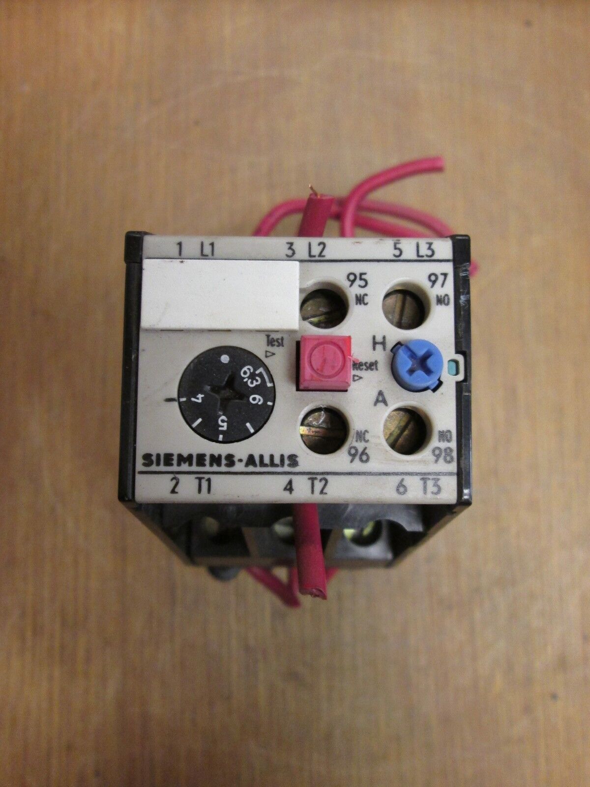 Siemens Overload Relay OLR0630 Range 4-6.3A 3P Used
