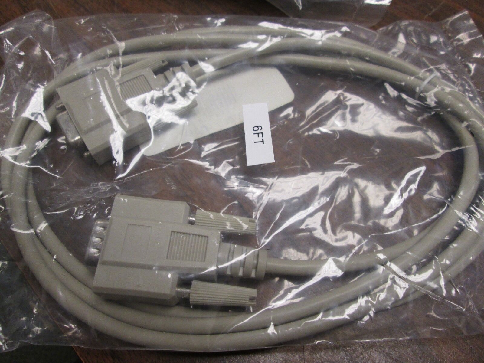 Misc. Brand Male-Female Serial Extension Cable 10D1-03206 6ft *Lot of 4*