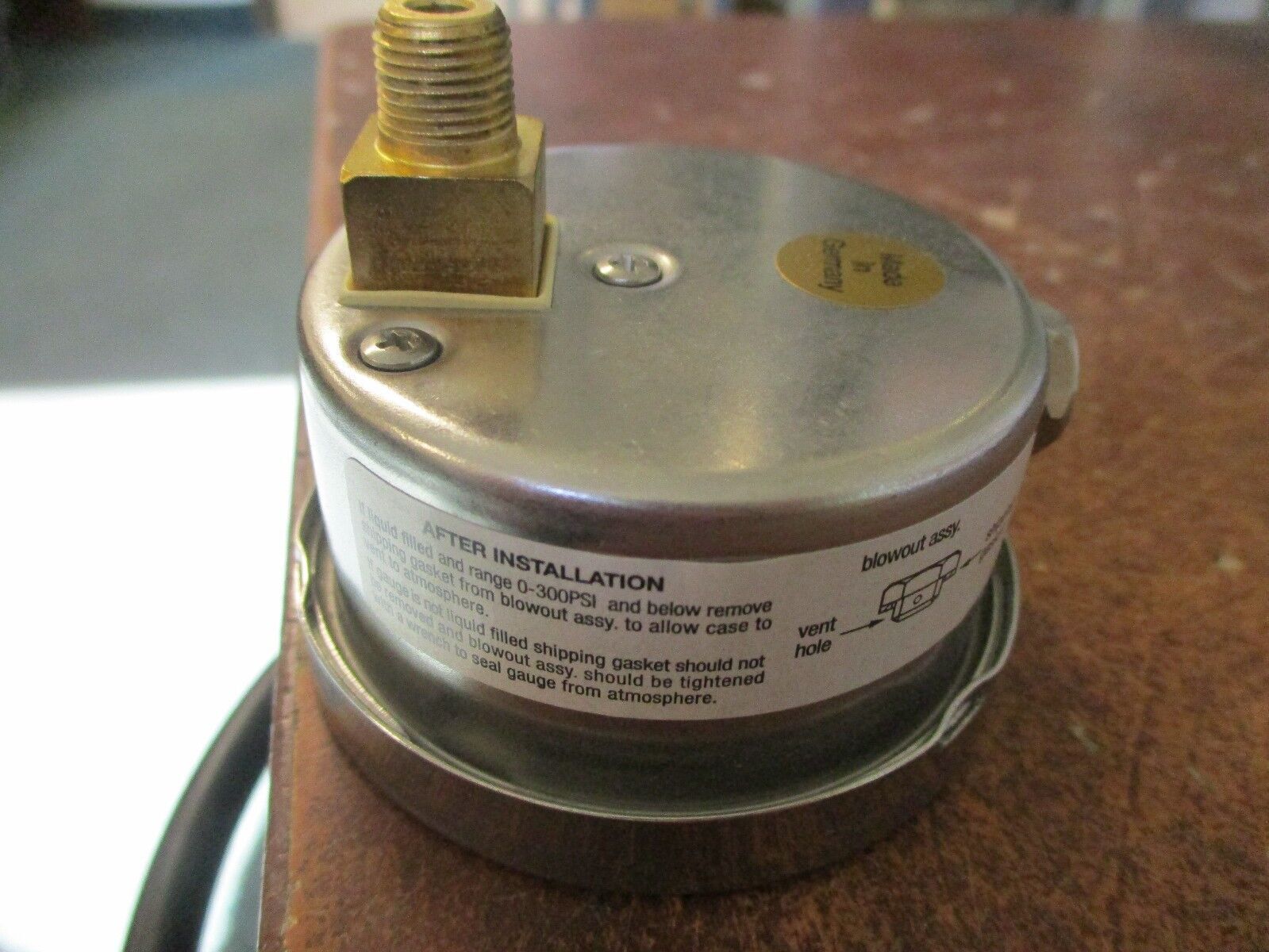McDaniel Controls Pressure gauge AB20313 Range-30"-0-160 PSI New Surplus