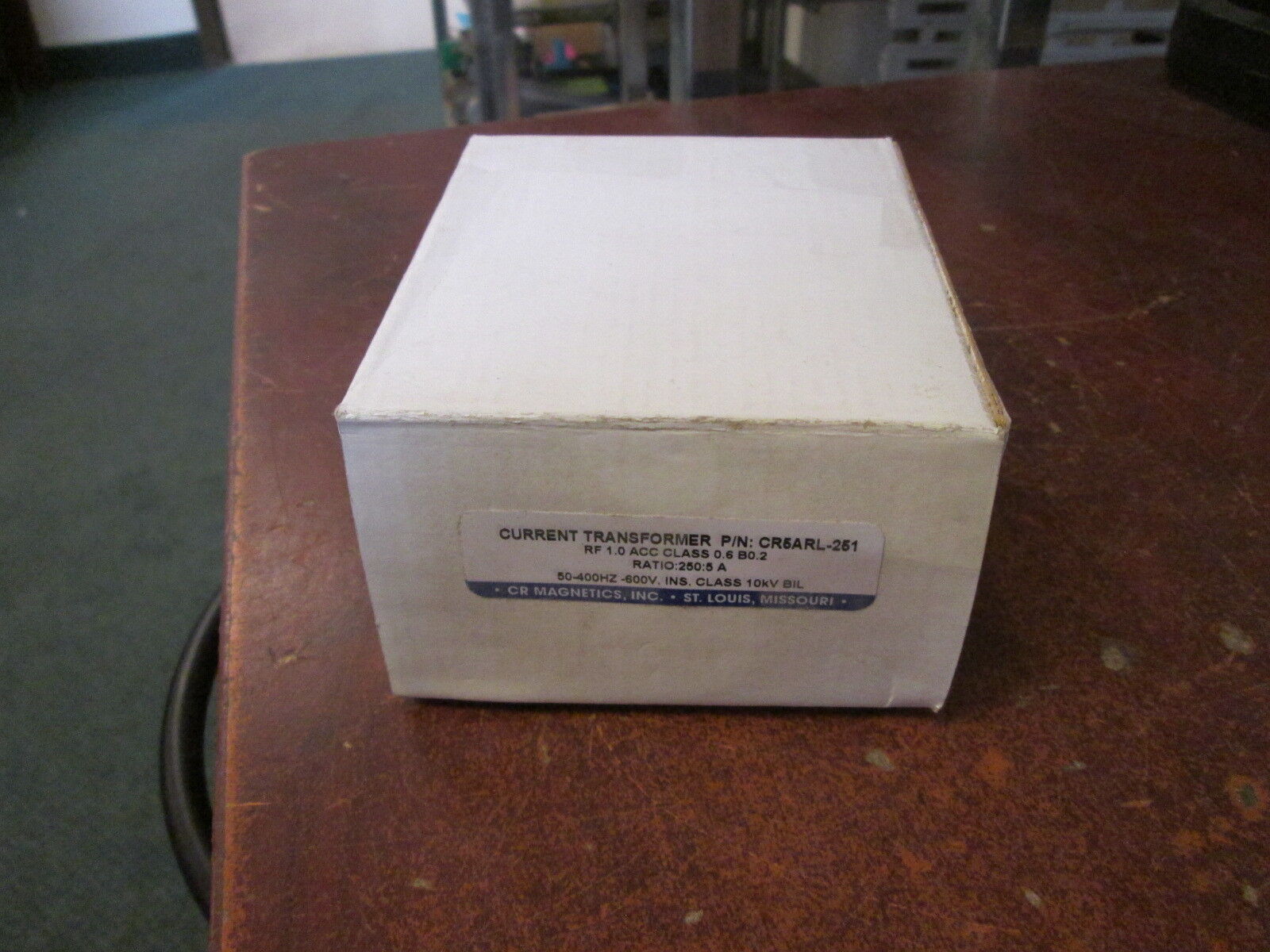 CR Magnetics Current Transformer CR5ARL-251 Ratio: 250:5A 600V 50-400Hz 10kv BIL