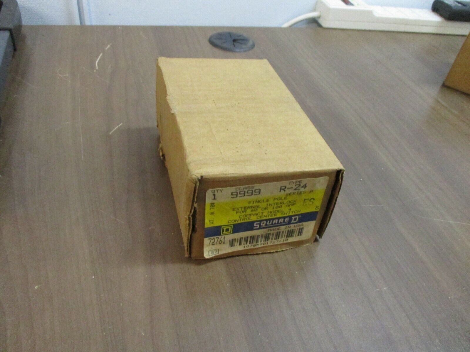 Square D External Interlock 9999 R-24 Ser. A 1-Pole 60 or 100A New Surplus