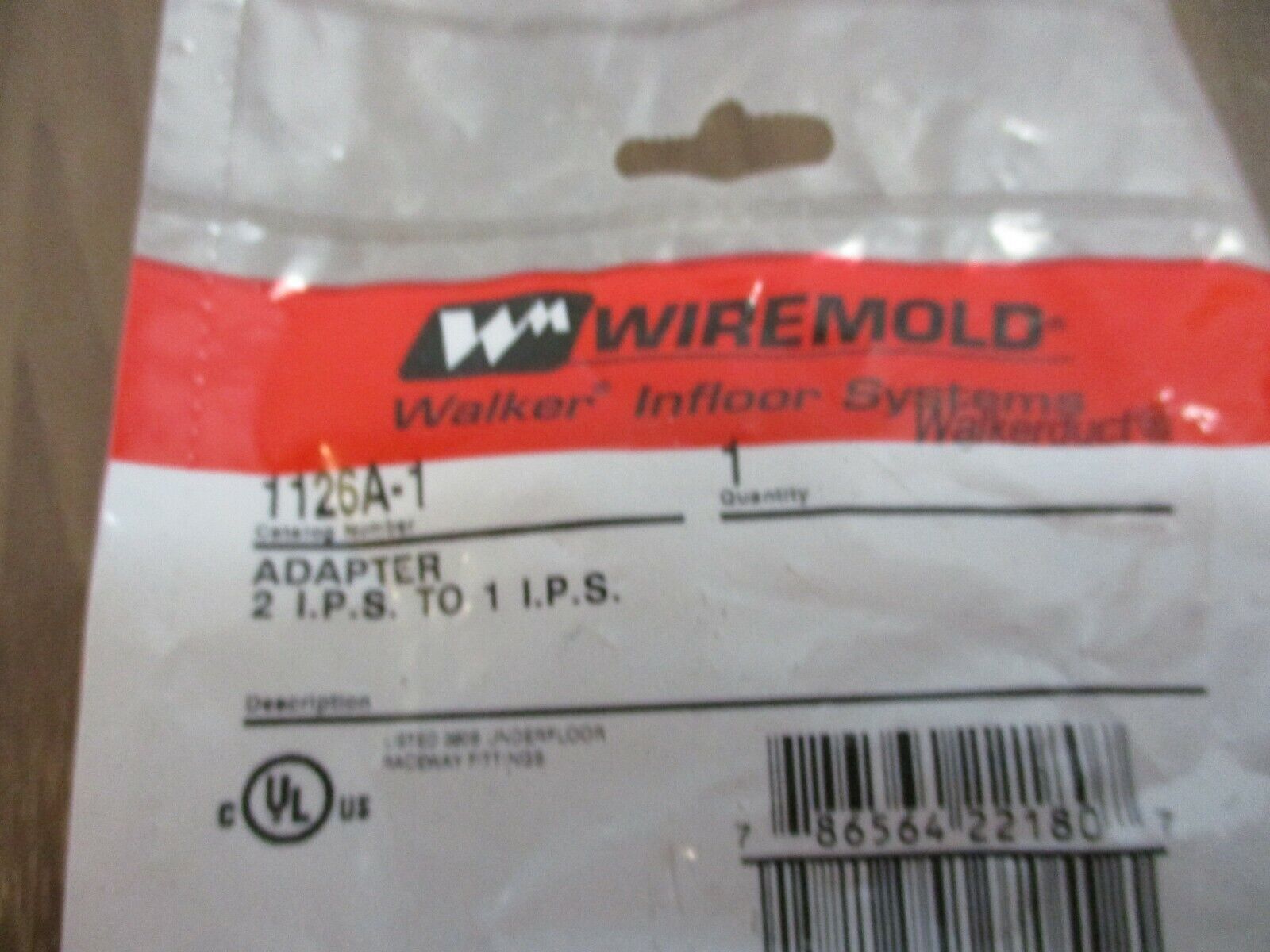 Wiremold Adapter 1126A-1 2IPS to 1IPS *Lot of 4* New Surplus