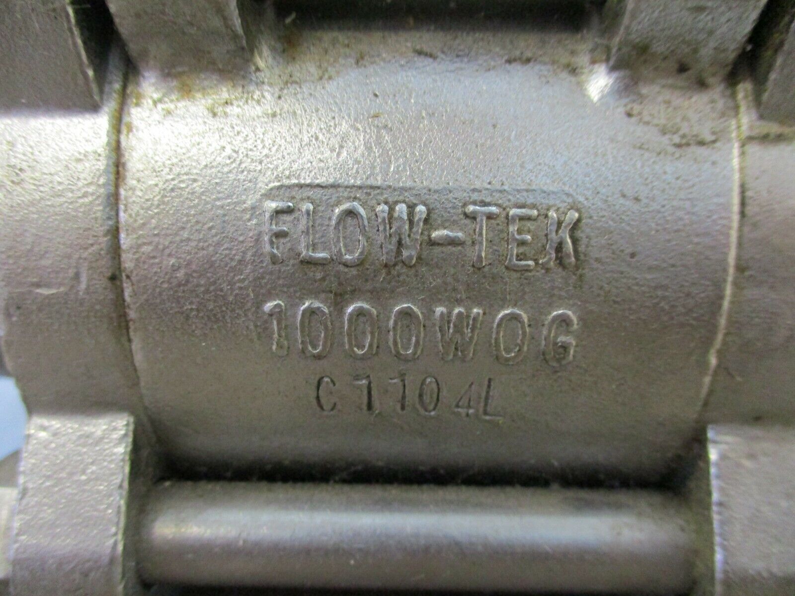 Flow- Tek, Ball valve, part#: S7007, Size: 1.5", 1000 WOG, used