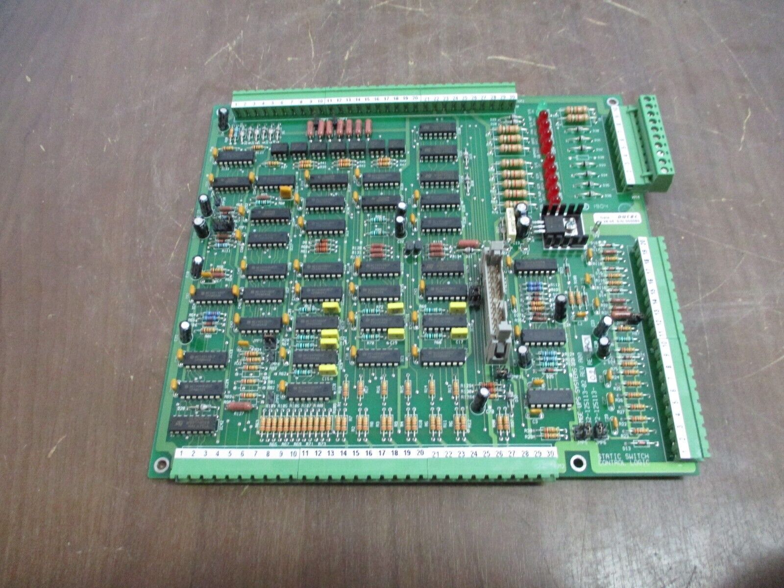 MGE Static Switch Control Logic Board 72-125113-01 Rev. A01 Used