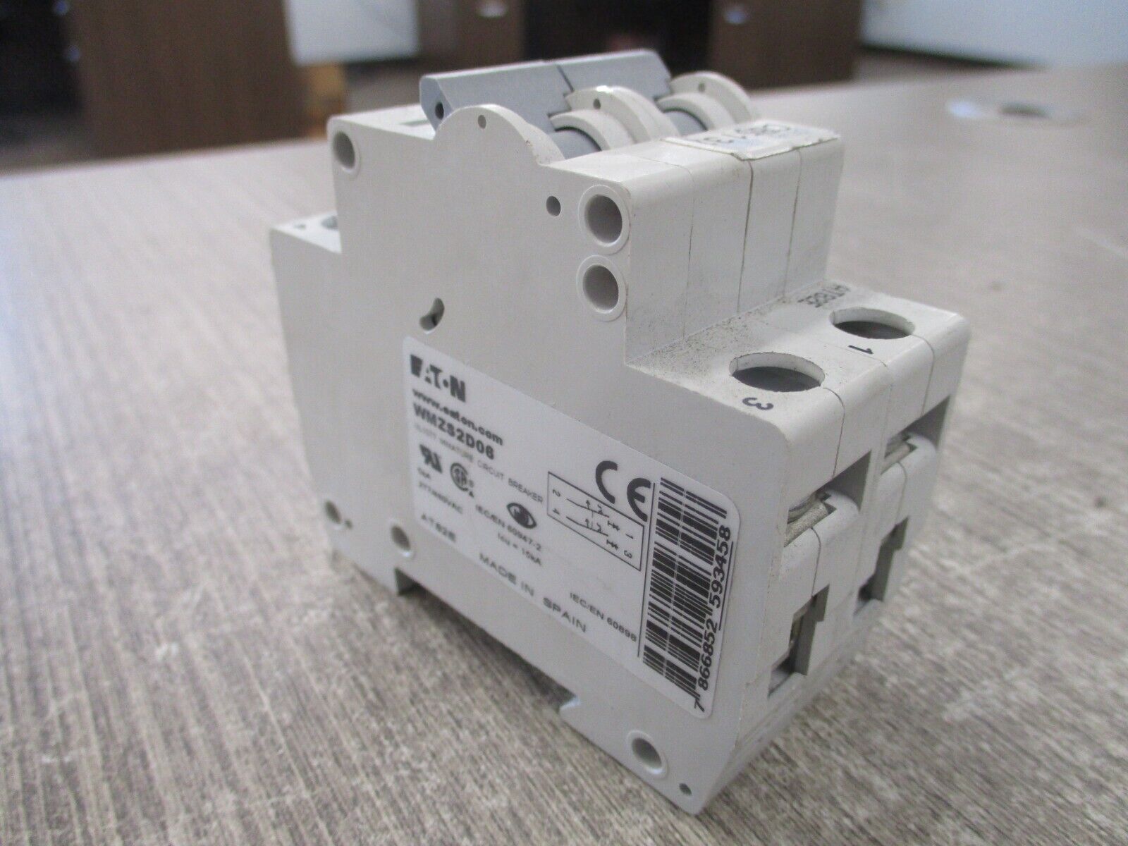 Eaton Circuit Breaker WMZS2D06 6A 277/480V 2P Used