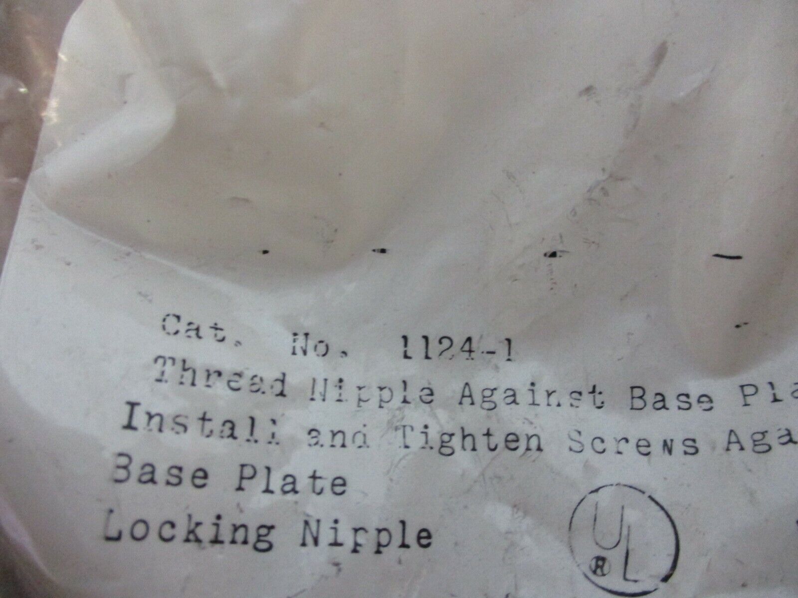 Walker Locking Nipple 1124-1 *Lot of 5* New Surplus