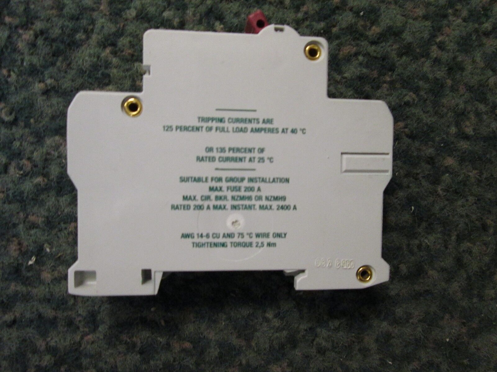 Klockner Moeller Circuit Breaker FAZG-16-CNA 1 Pole 16A 240V New Surplus