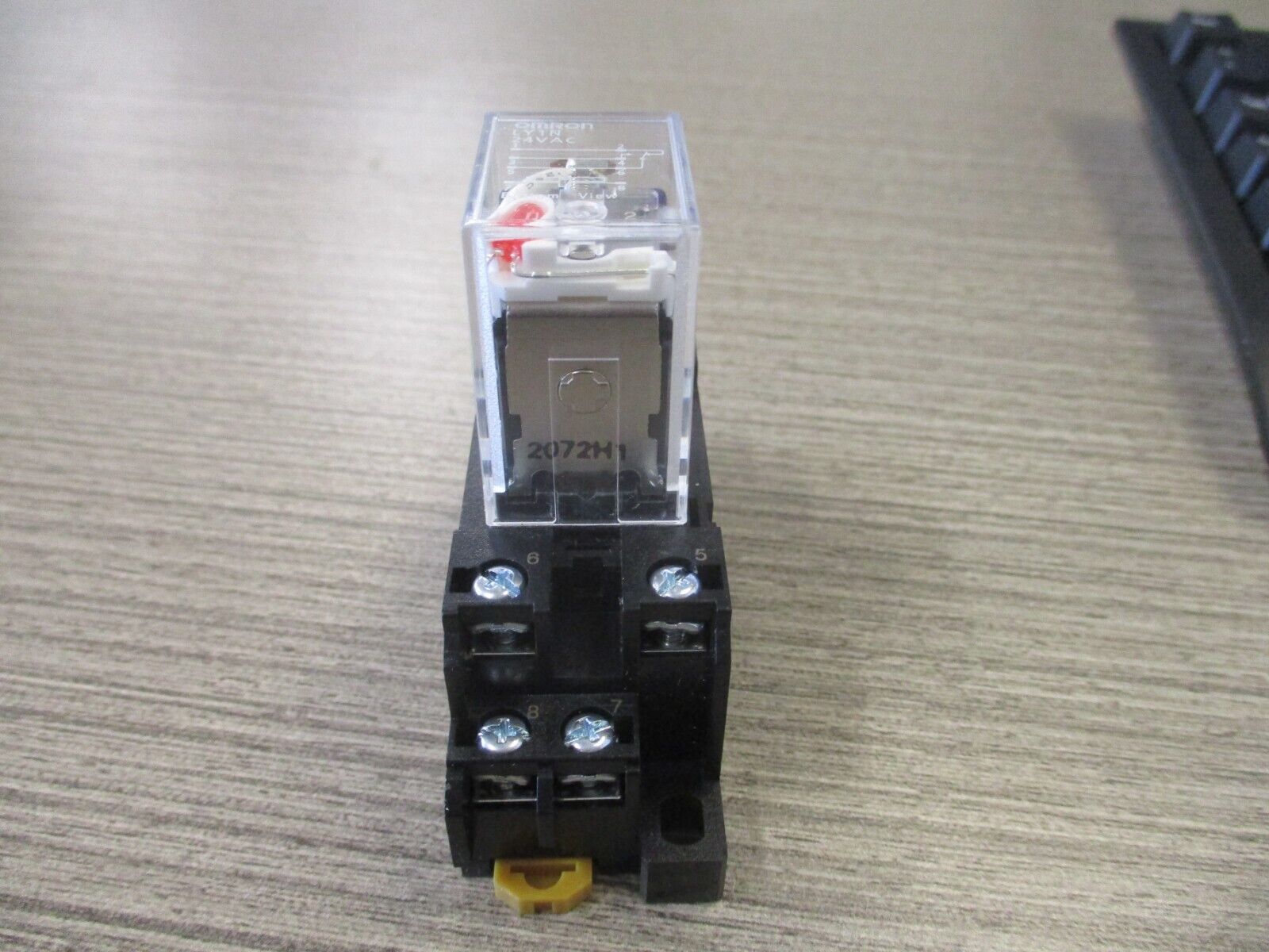 Omron Relay LY1N 24V Coil W /Base *Lot Of 2* Used.