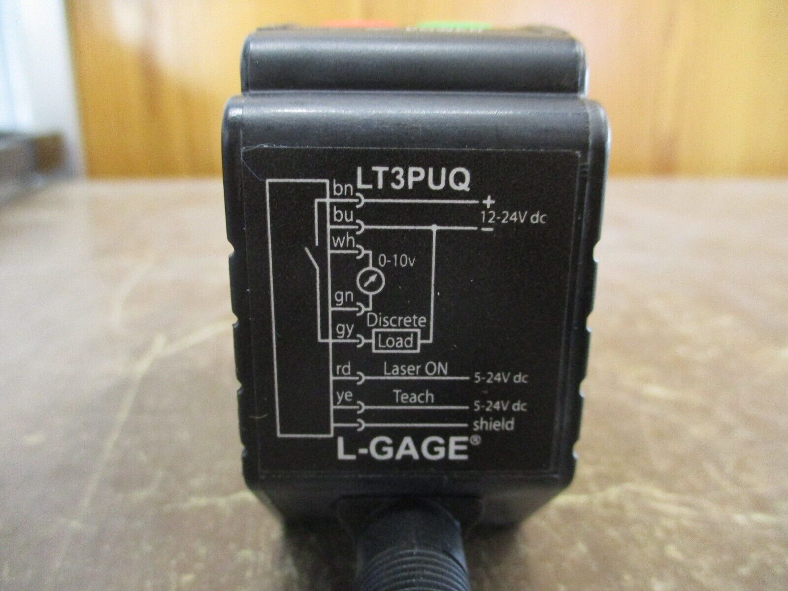 Banner Time-of-Flight Laser Sensor LT3PUQ 65507 Range: 0.3-5.0m 12-24VDC