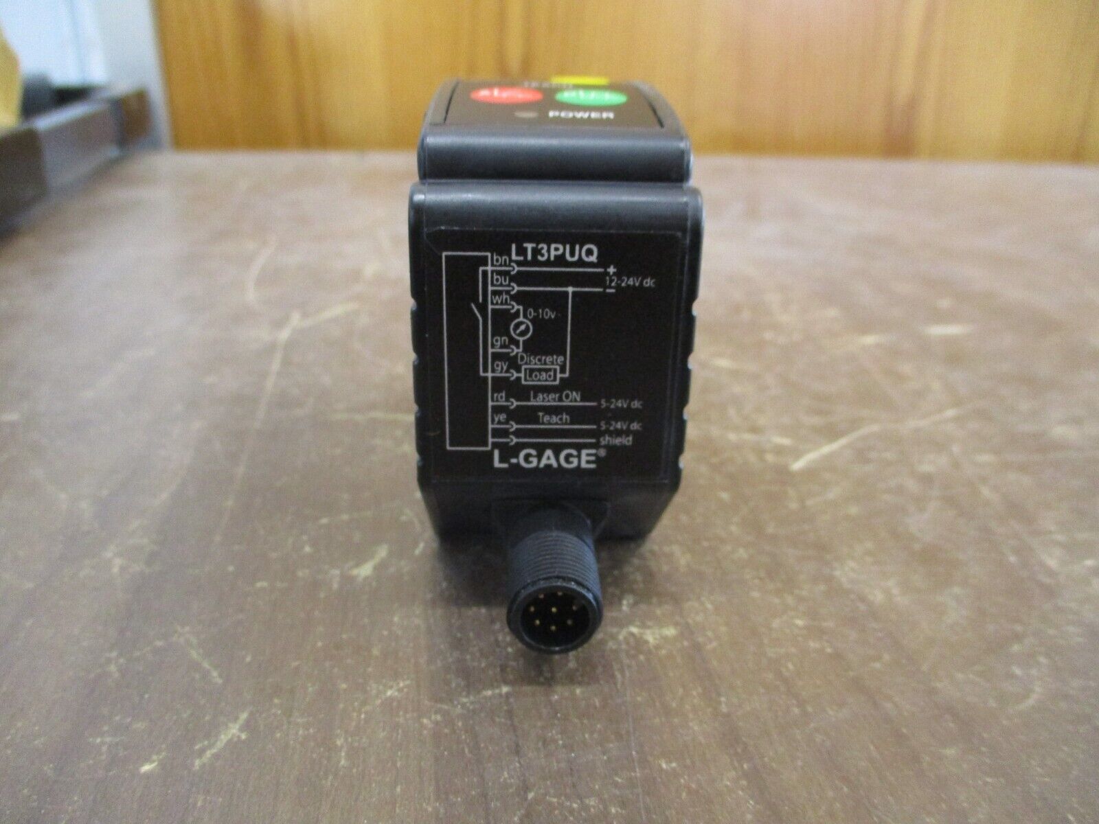 Banner Time-of-Flight Laser Sensor LT3PUQ 65507 Range: 0.3-5.0m 12-24VDC