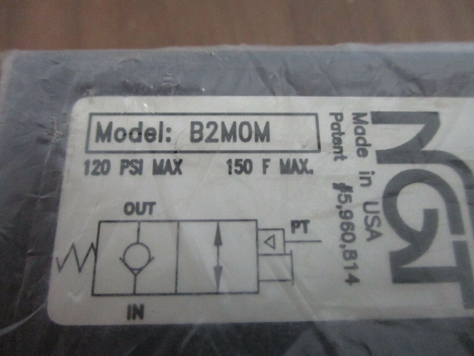 NGT Check Valve B2M0M 120PSI 150°F *No Box* New Surplus