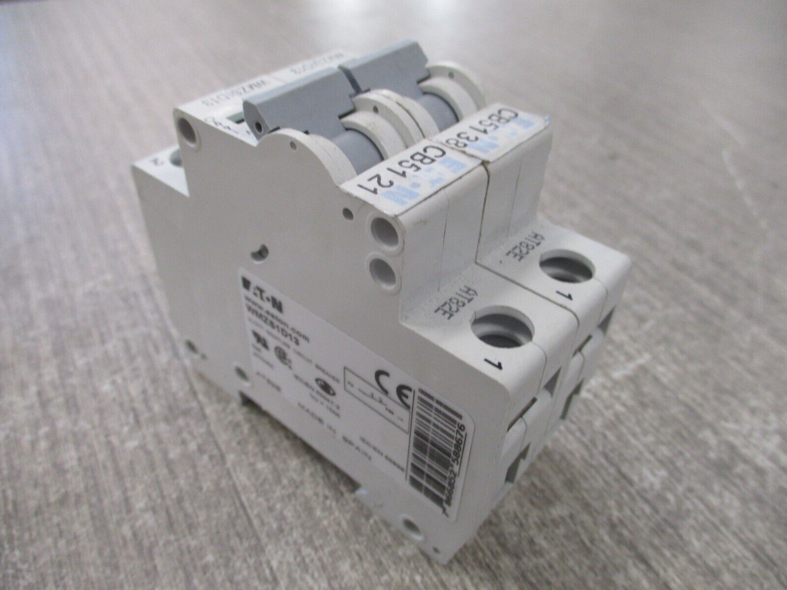 Eaton Circuit Breaker WMZS1D13 13A 230/400V 1P *Lot of 2* Used