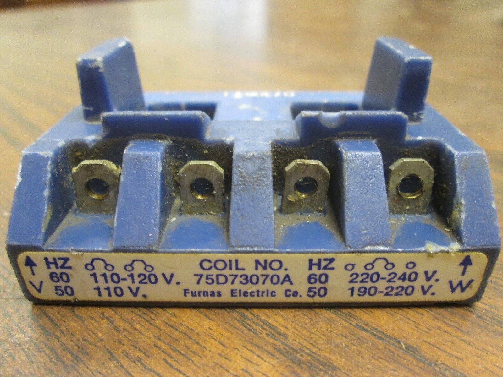 Furnas Magnetic Coil 75D73070A 110-120/220-240V@60Hz 110/190-220V@50Hz Used